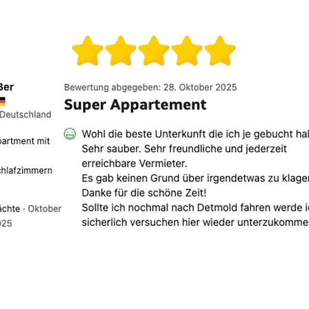 Lejlighed June Stilvolle Neue In - Zentral, Kostenfrei Parken, 2 Schlafzimmer Detmold