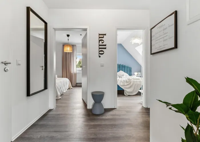 June Stilvolle Neue In - Zentral, Kostenfrei Parken, 2 Schlafzimmer 데트몰트